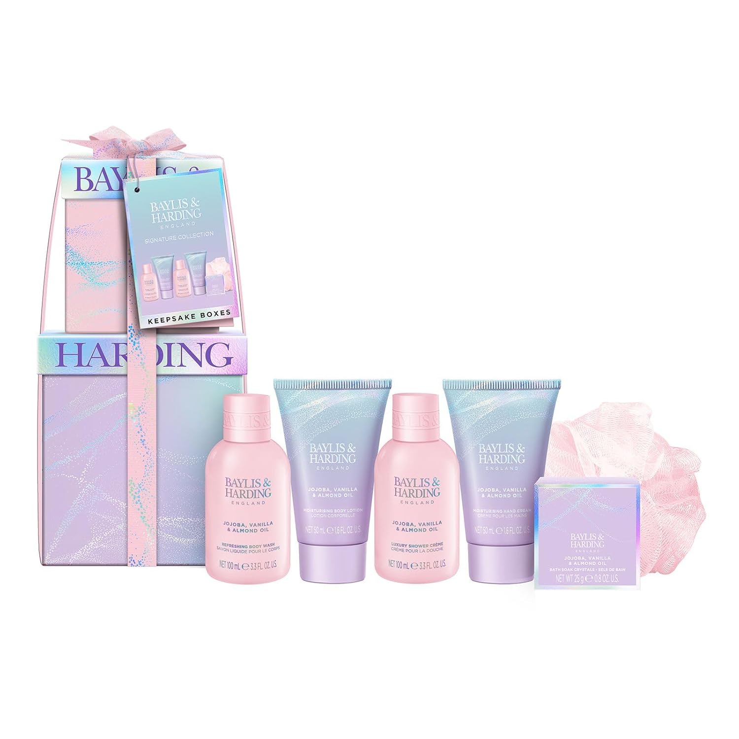 Baylis & Harding Gift Set for Women - Bath & Skincare Present - Jojoba, Vanilla & Almond Oil - Image 3