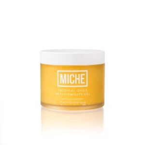 MICHE Tropical Oasis Anti-Humidity Frizz-Free Strong Hold Hair Gel 8.8 oz | For All Curl Types – Curly and Coily