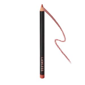 Forget the Filler Definer Liner – Cinnamon – Premium Lip Liner with Natural Ingredients to Provide a Smooth Look with a Satin Finish, Clean Makeup with Tug-Free Application – 0.04 oz