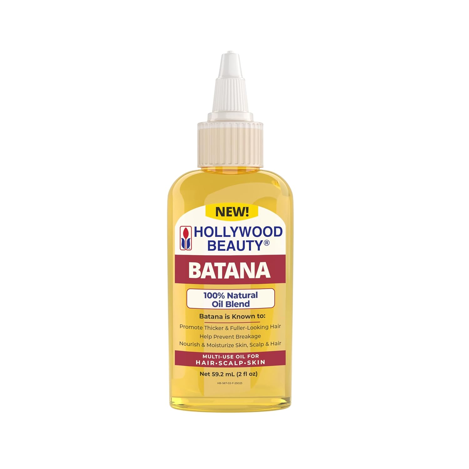 Hollywood Beauty Batana Oil for Hair, Scalp and Skin (2 fl oz)