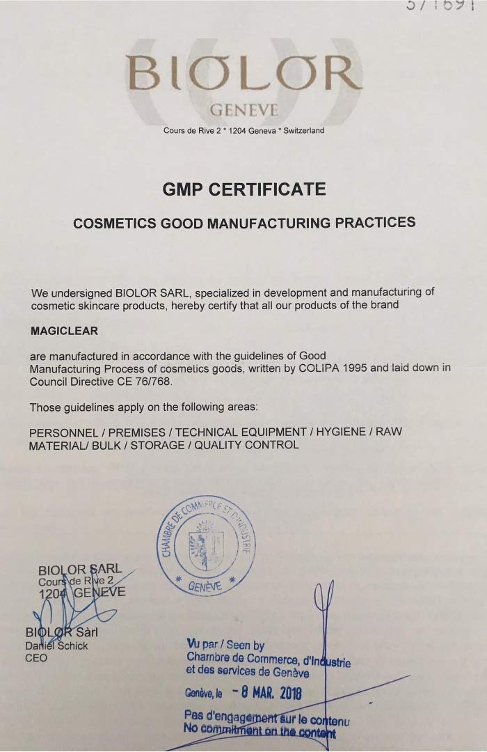 Luxury TINTED Sunscreen for face SPF 50 PA +++ Like BB cream with spf hight protection. Moisturizer Organic Mineral Anti age Facial daily Sunblock Best Swiss brand Magiclear 1.7 Oz - Image 2