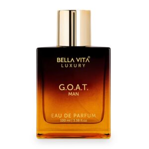 Generic Bella-Vitaa Luxury G.O.A.T Man Eau De Parfum Perfume with Bergamot, Patchouli & Vetiver|Premium, Long Lasting Spicy & Woody Fragrance for Men, 100 ML