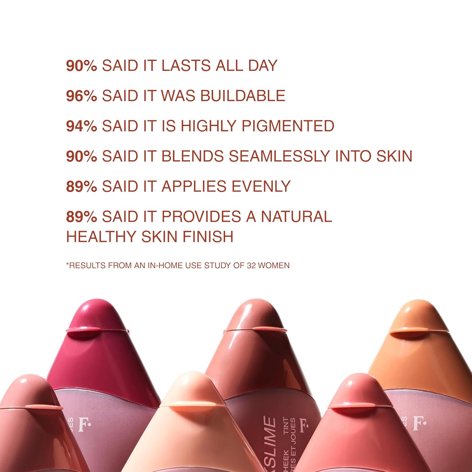 Freck Beauty CHEEKSLIME Lip & Cheek Tint - Liquid Cream Blush, High Impact Pigments, Blends Seamlessly, Dries Down to Natural Flush for All Skin Tones | ROSE BUDDY (Mauve Rose) - Image 7