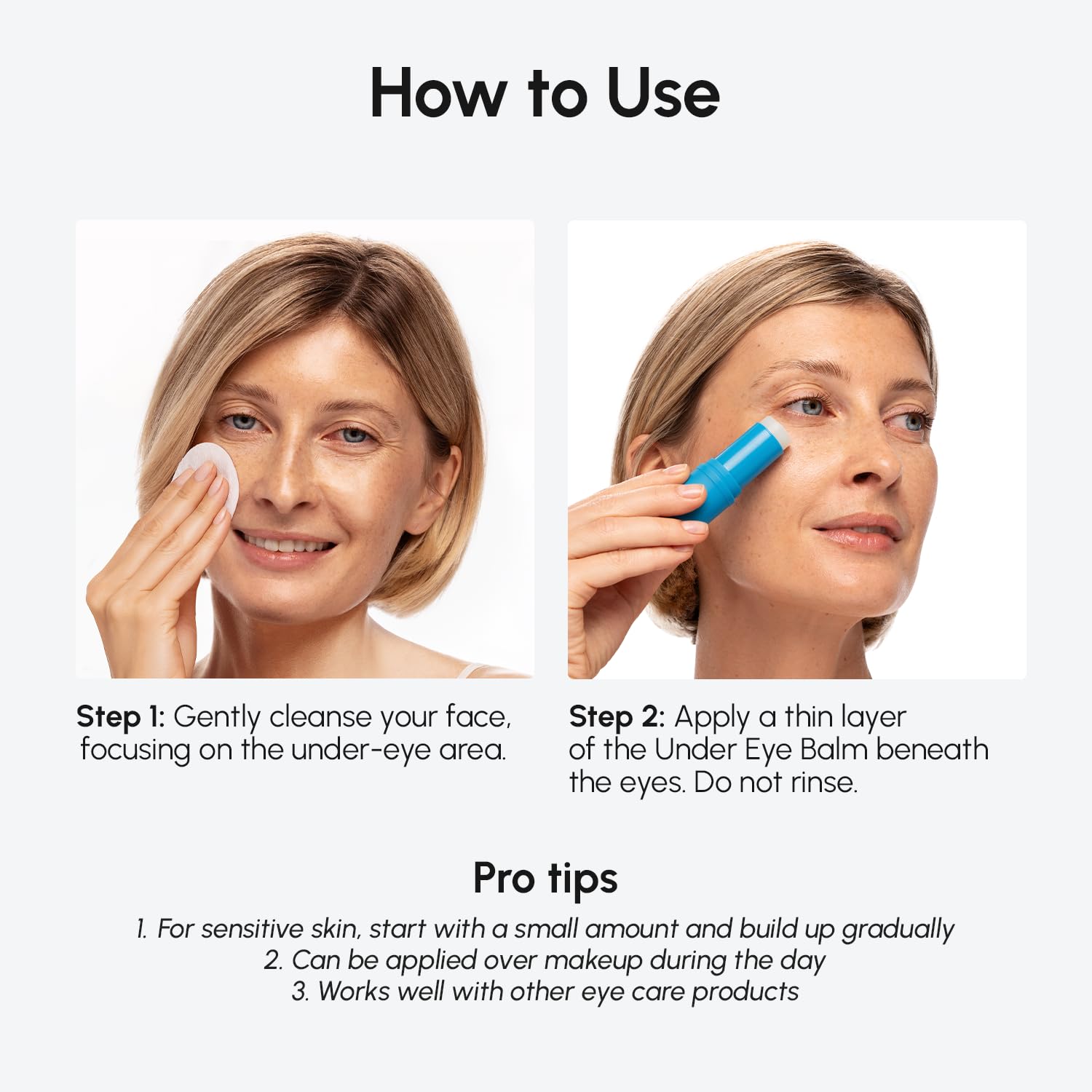 MAREE Under Eye Balm Stick Hydrating - Retinol Caffeine Under Eye Brightener Stick for Older Women - Collagen Under Eye Cream for Dark Circles & Wrinkles - Skin Care Treatment Moisturizer - Image 9