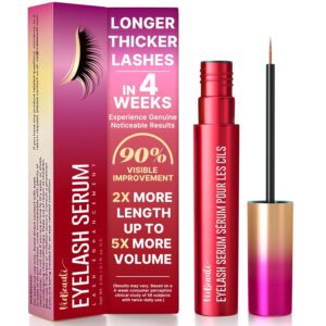 VieBeauti Premium Eyelash Growth Serum: Lash Enhancing Serum with Advanced Formula to Boost Longer Fuller and Thicker Looking Lashes – Vegan & Cruelty-Free for Sensitive Eyes 3mL 3-Month Supply