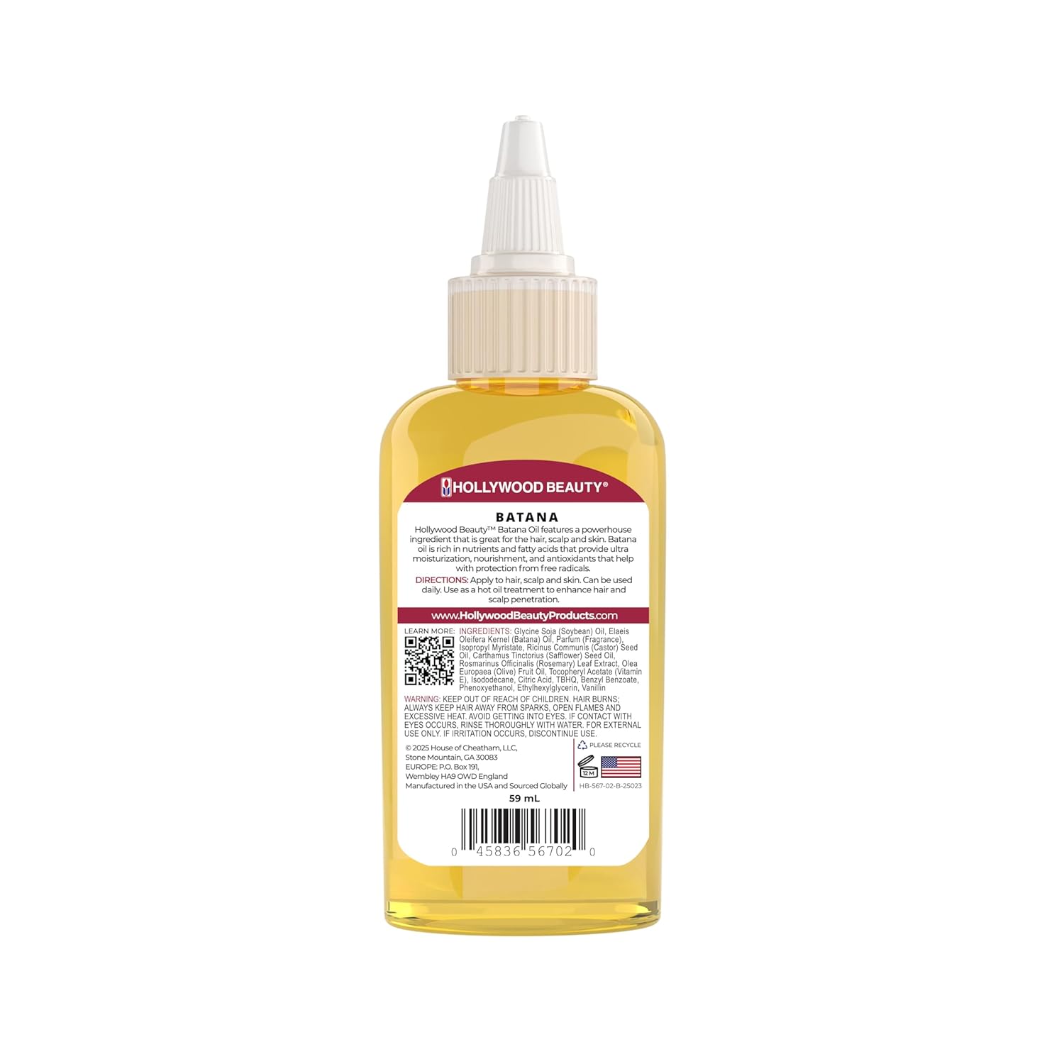 Hollywood Beauty Batana Oil for Hair, Scalp and Skin (2 fl oz) - Image 6