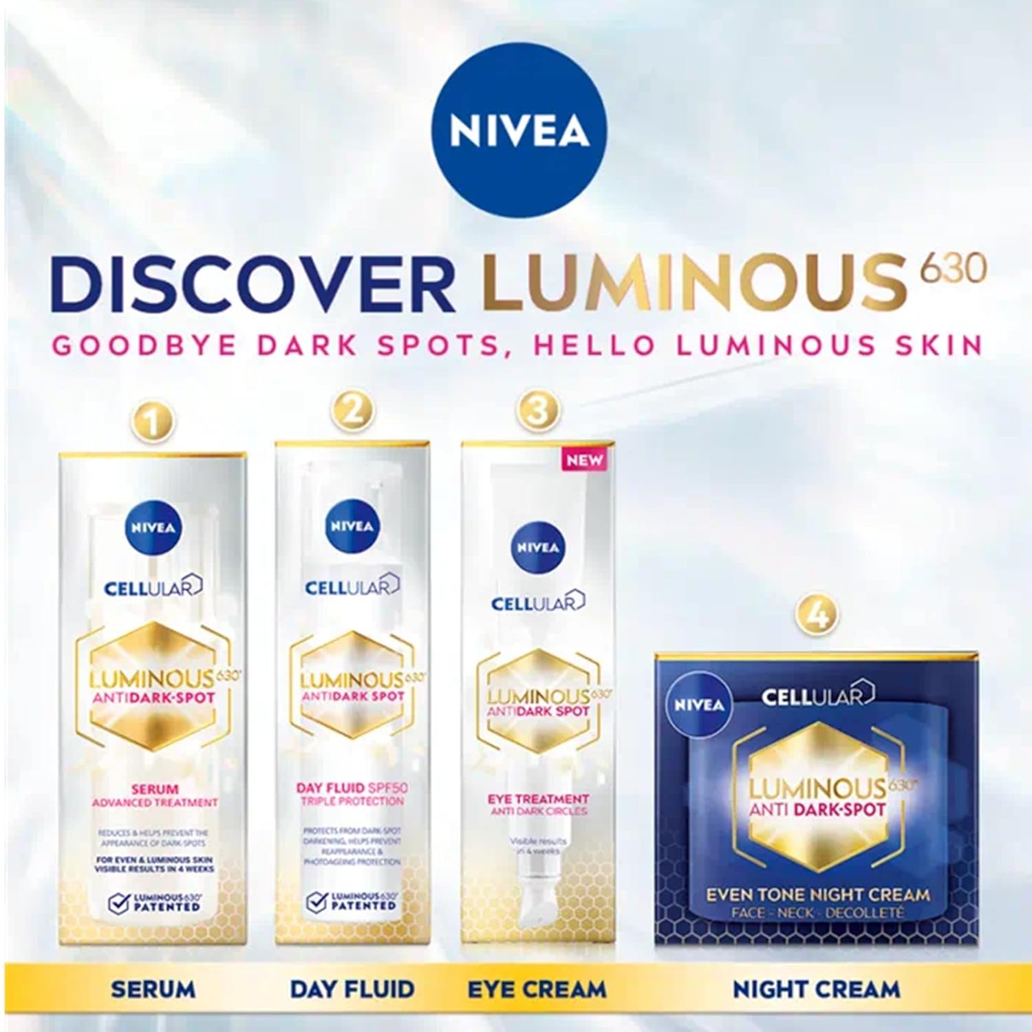 NIVEA Hydrating CELLULAR LUMINOUS630 ANTI DARK-SPOT (EYE) - Image 6
