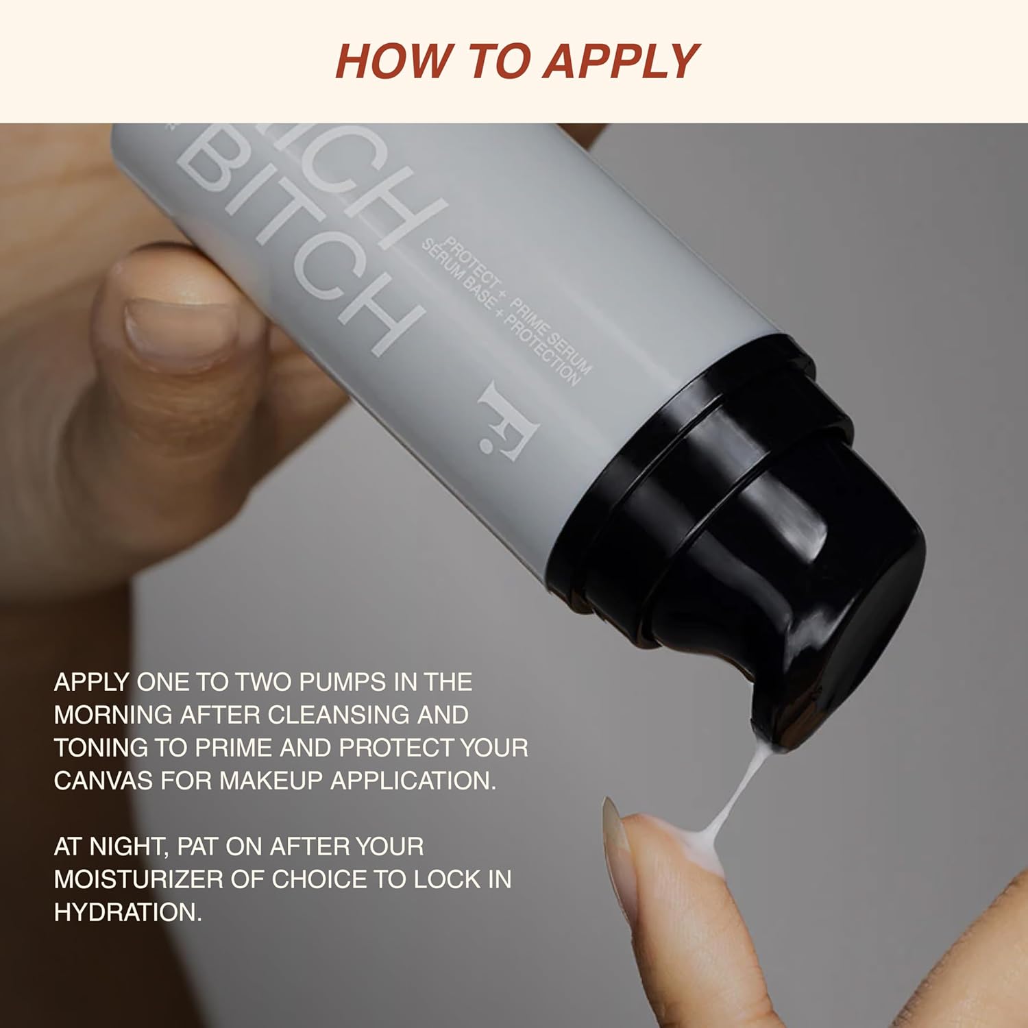 Freck Beauty RICH Beotch Hydrating Gripping Primer - Serum Makeup Primer, Lightweight Cream to Oil Texture, Moisture Barrier to Proctect and Balance Skin - Image 6