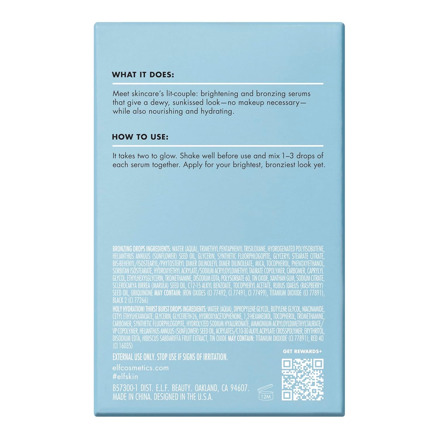 e.l.f. SKIN The Hottest Drops Duo, Holy Hydration! Thirst Burst & Bronzing Skincare Set, For A Dewy, Sun-Kissed Look, Vegan & Cruelty-Free - Image 8