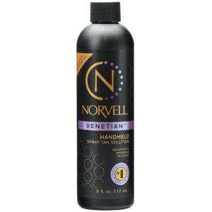 Norvell Premium Professional Sunless Tanning Spray Tan Solution – Venetian, 8 fl.oz.