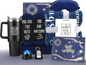 Gift Baskets for Men – Best Birthday Gifts Box, Anniversary Gift Set, Boyfriend Gift Kit, Get Well Soon Basket, Self Care Package, Unique Ideas Present for Man Him Dad Brother Husband Boy Friend