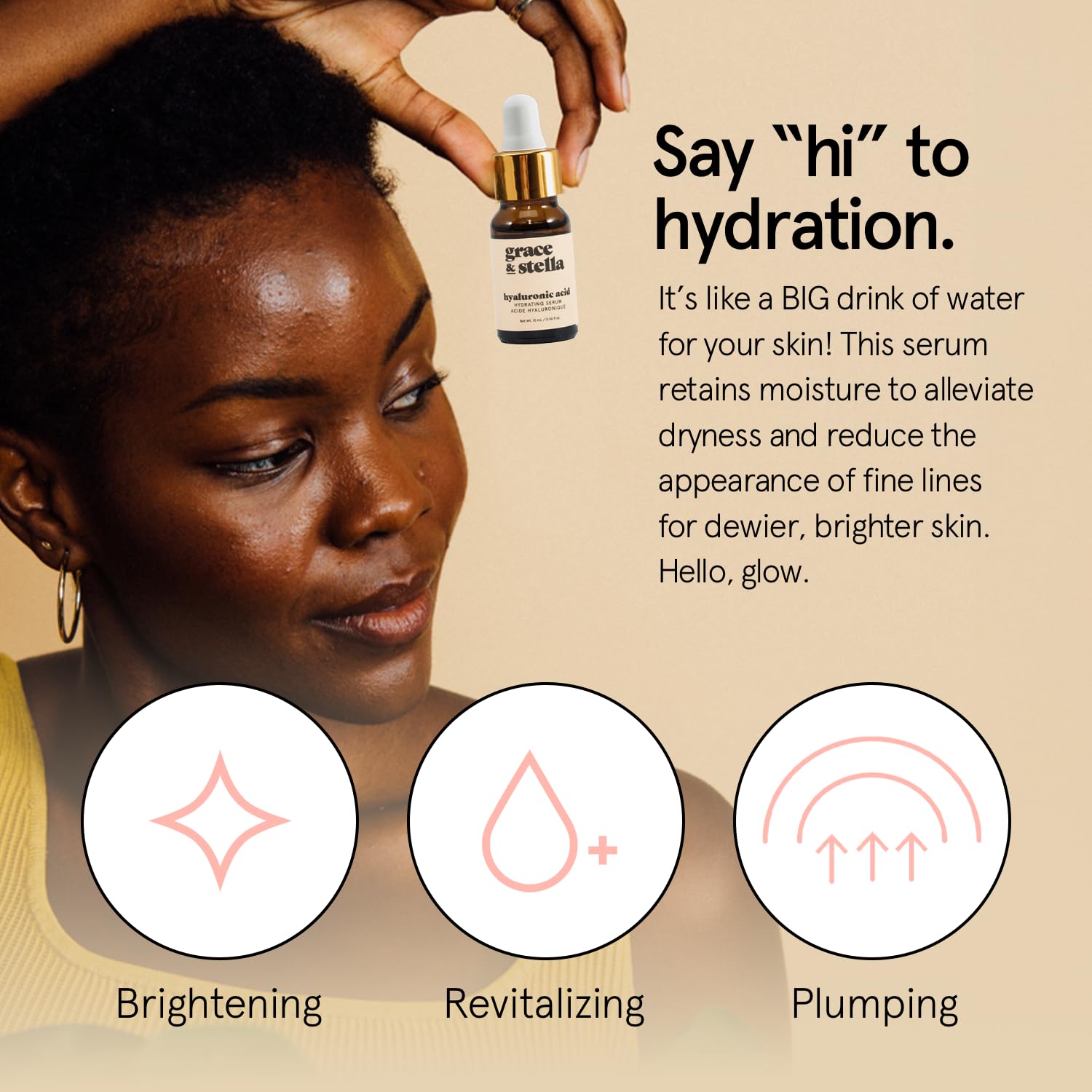 grace & stella Award-Winning Skin Care Set - Birthday Gifts for Women - Travel Essentials with Gold Eye Masks, Hyaluronic Acid Serum & Rose Spray - Bachelorette Party Favors, Teen Girl Gifts - Vegan - Image 6