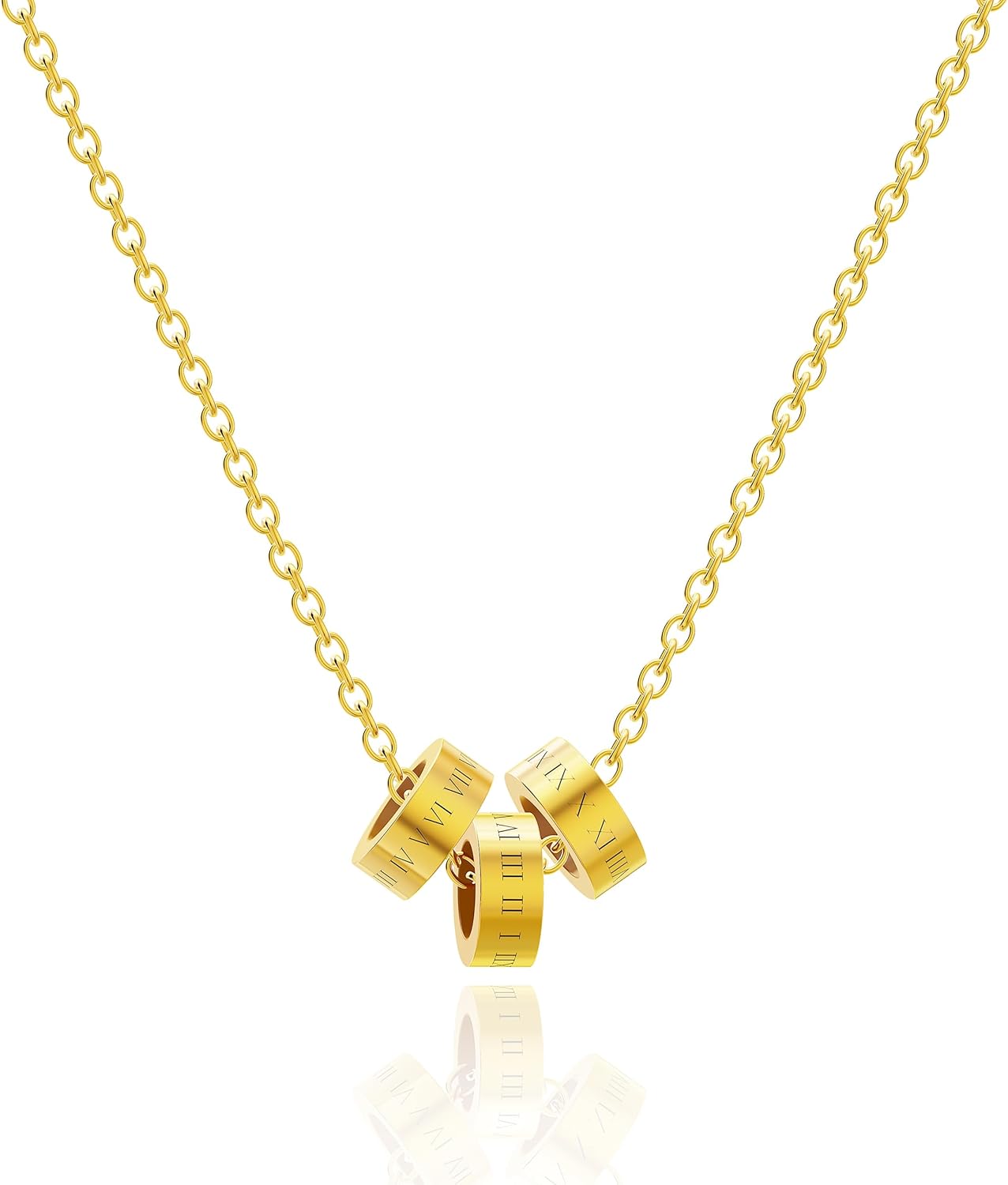 18K Gold Plated Chain For Women Pendant Necklace