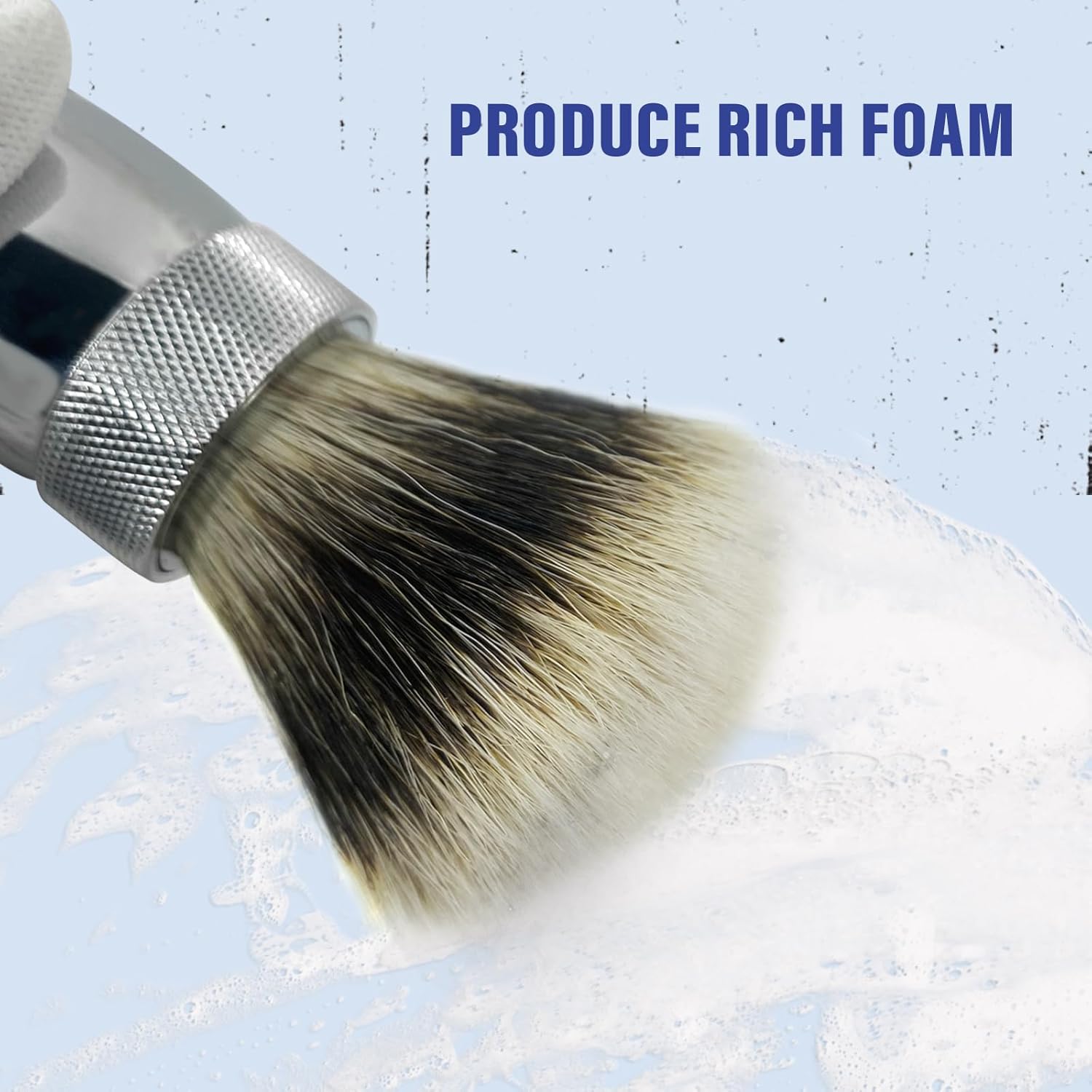 Silvertip Badger Shaving Brush – Rotating Handle to Control Bristle Height, Premium Shaving Brushes for Men, Luxury Badger Hair Shave Brush - Image 4