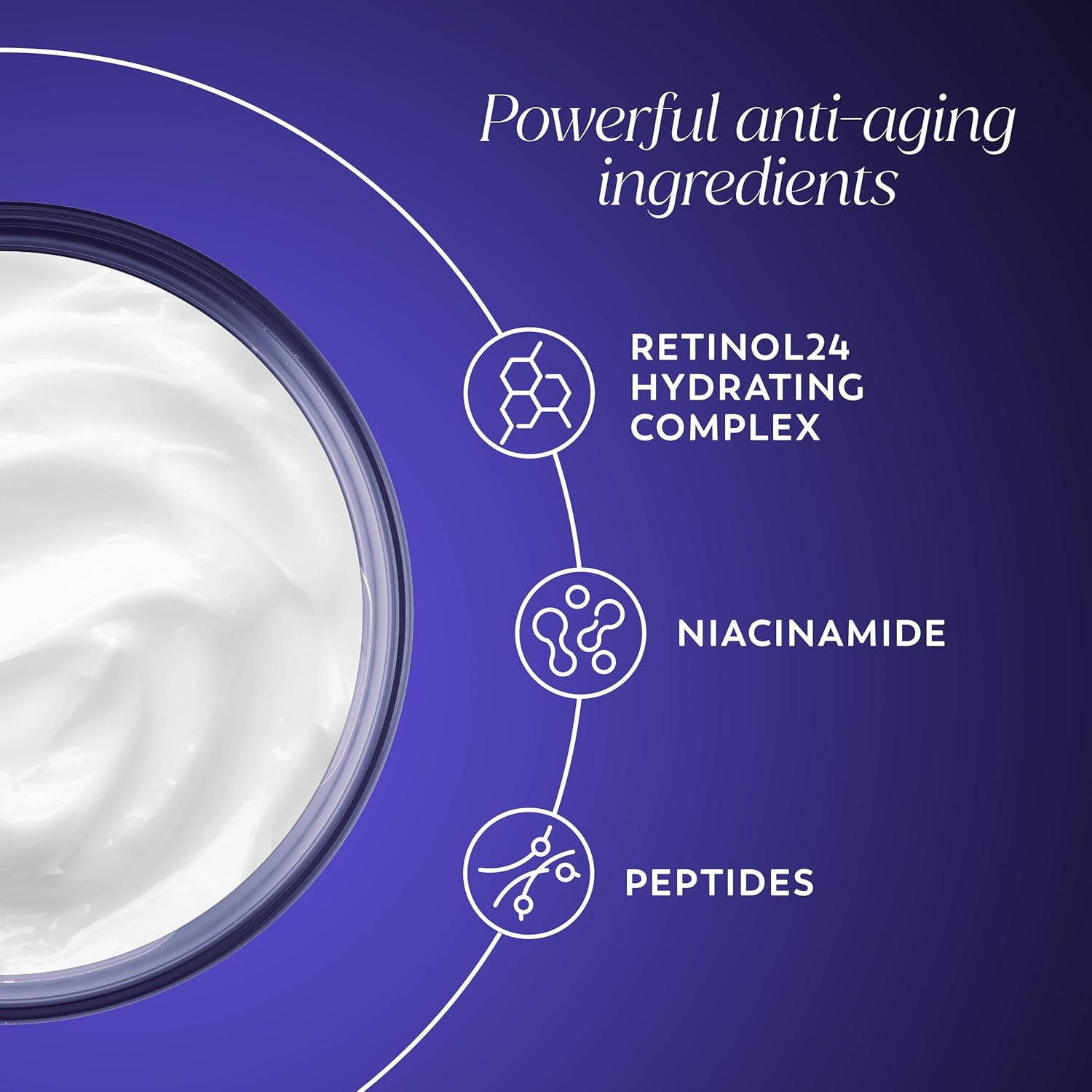 Olay Retinol Face Moisturizer, 24 MAX Anti-Aging Night Cream for Women, Fragrance-Free, Non Greasy - Anti-Wrinkle, Smooth Fine Lines, Tightening, Hydrating Skin Care - Peptides, Glycerin, 1.7 Oz - Image 9