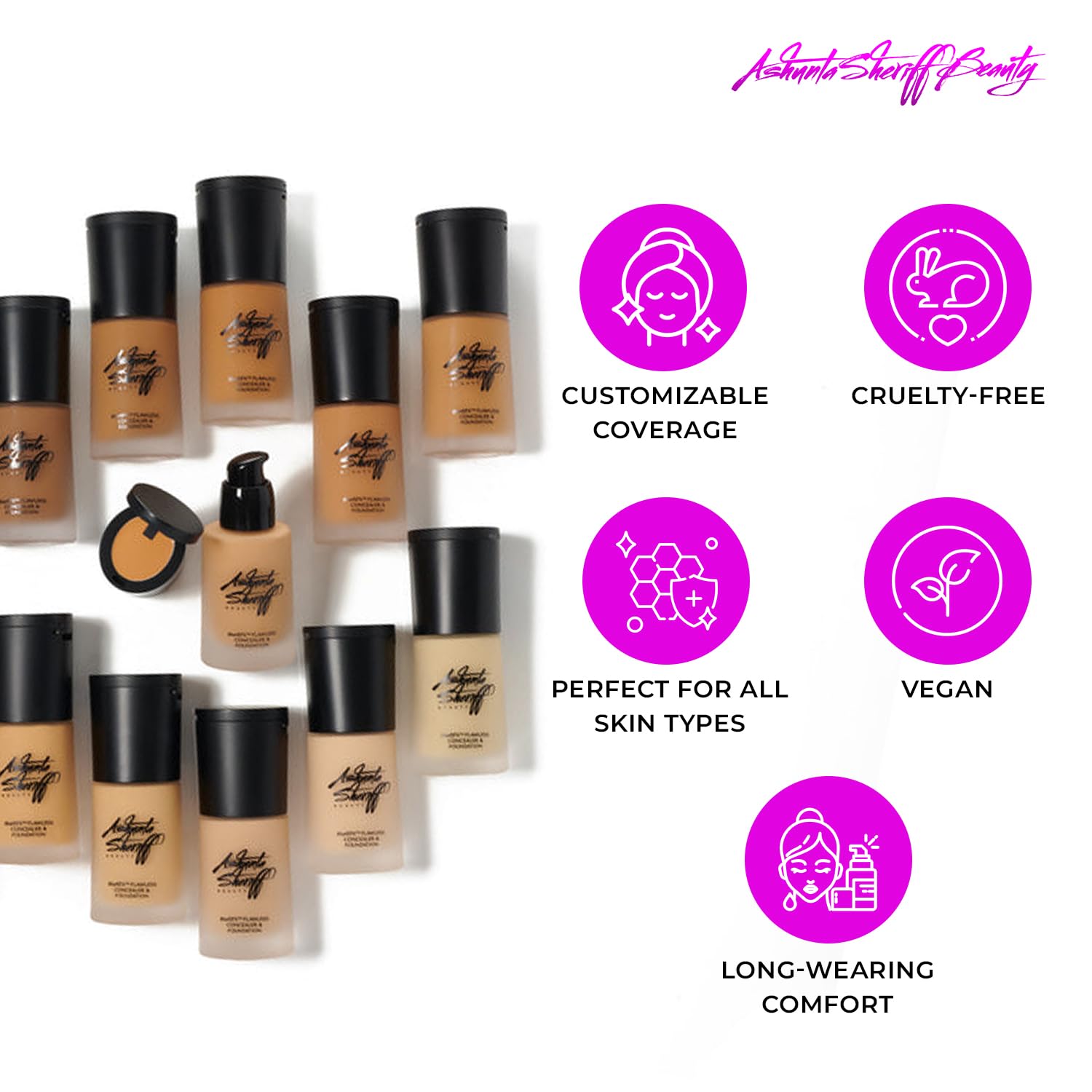 BlurEFX™ Flawless Concealer & Foundation Duo, Skin-Perfecting Radiance Meets Skincare, Paraben-Free, Cruelty Free, and Vegan-Friendly (Ivory Queen, One Size) - Image 6
