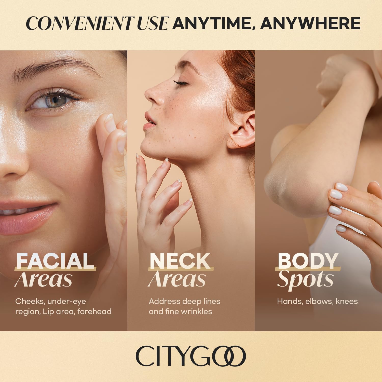 CITYGOO Retinol Eye Stick With Collagen, Hyaluronic Acid For Dark Circle, Under Eye Cream Anti Aging, For Puffiness and Bags Reduces Fine Lines (Retinol Eye Stick, 1pcs) - Image 4