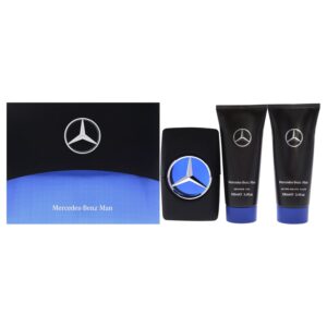 Mercedes-Benz Man – Elegant Fragrance Set With Sensual, Floral, Woody Notes – Mesmerize The Senses With Original Luxury Men’s Fragrance Gift Set – Endless Day Through Night Scent Payoff – 3 Pc