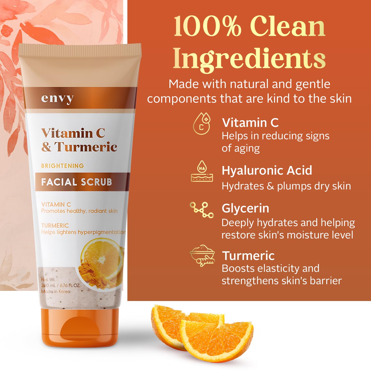 Envy Facial Scrub (Vitamin C & Turmeric) - Image 4