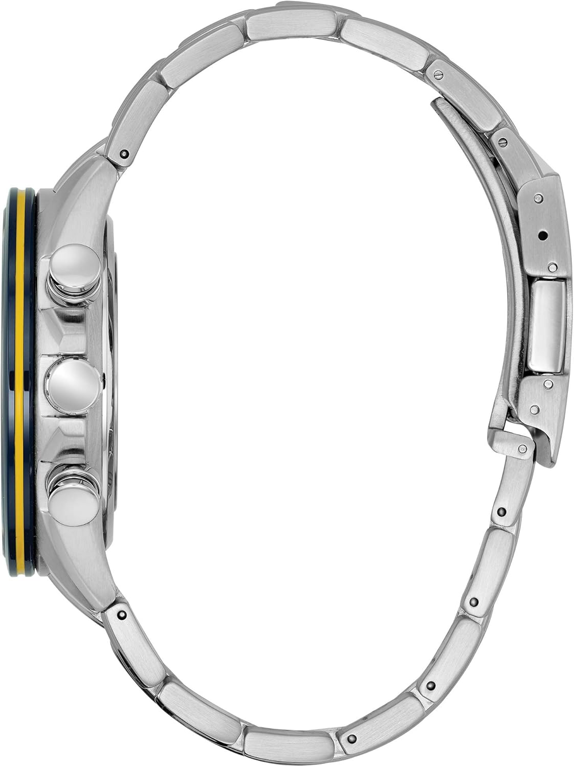 Citizen Men's Eco-Drive Sport Luxury World Chronograph Atomic Time Keeping Watch in Stainless Steel, Blue Dial (Model: AT8020-54L) - Image 2