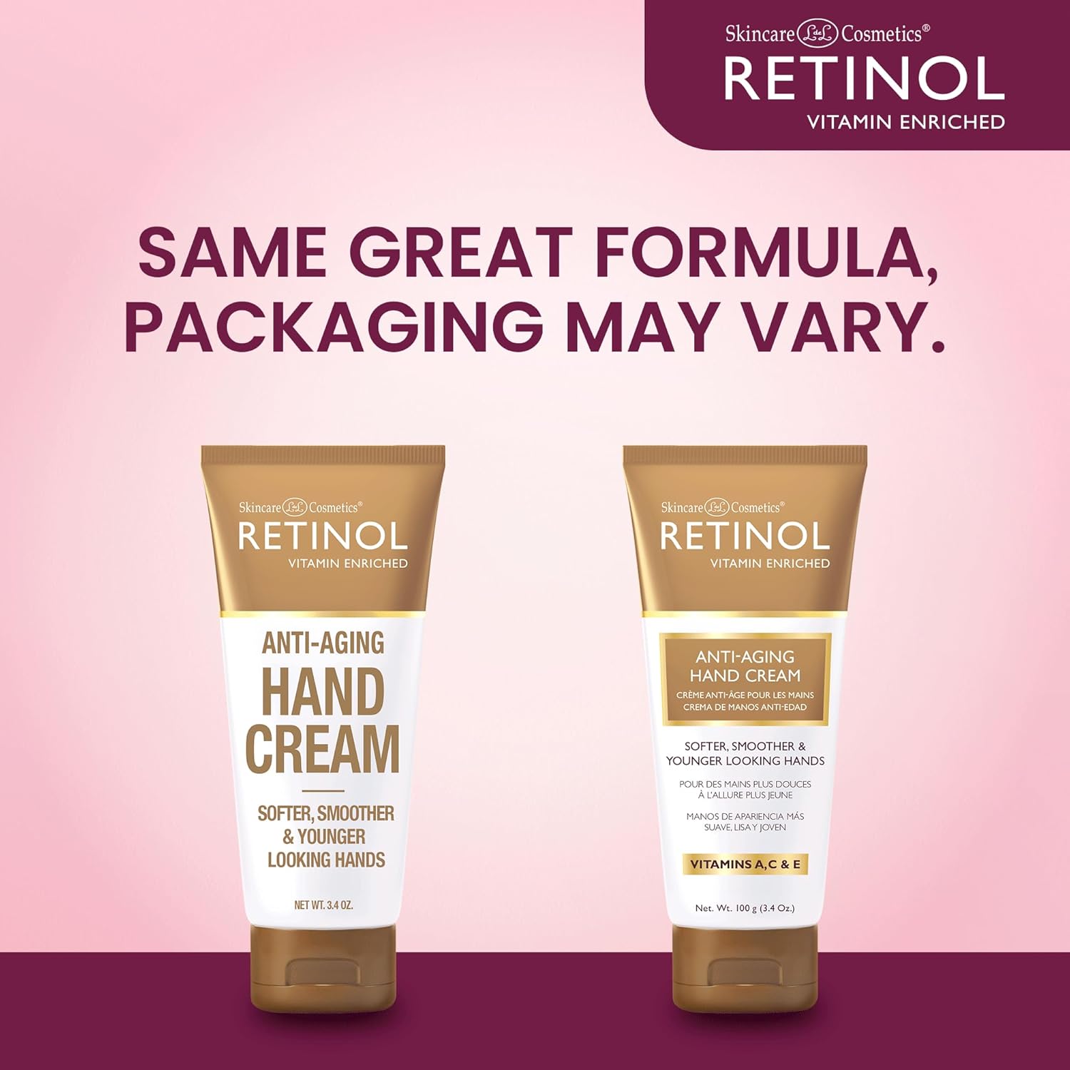 Retinol Anti-Aging Hand Cream – The Original Brand For Younger Looking Hands –Rich, Velvety Hand Cream Conditions & Protects Skin, Nails & Cuticles – Vitamin A Minimizes Age’s Effect on Skin - Image 2