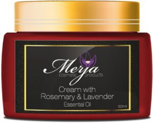 Merja Face cream with Rosemary & Lavender Essential Oils-Premium Skin care for a Radiant Youthful Complexion-Face Moisturizer- Premium Quality Cream 1.69 oz, 50 ml