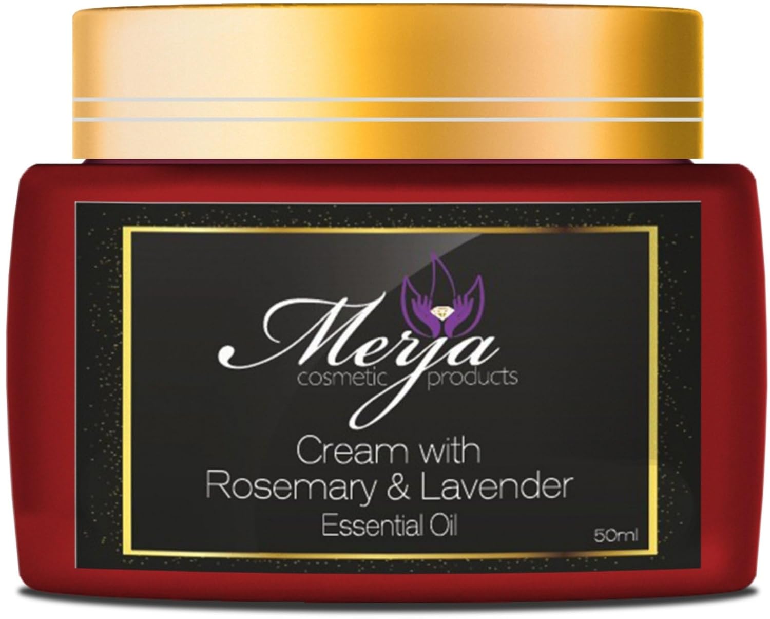 Merja Face cream with Rosemary & Lavender Essential Oils-Premium Skin care for a Radiant Youthful Complexion-Face Moisturizer- Premium Quality Cream 1.69 oz, 50 ml