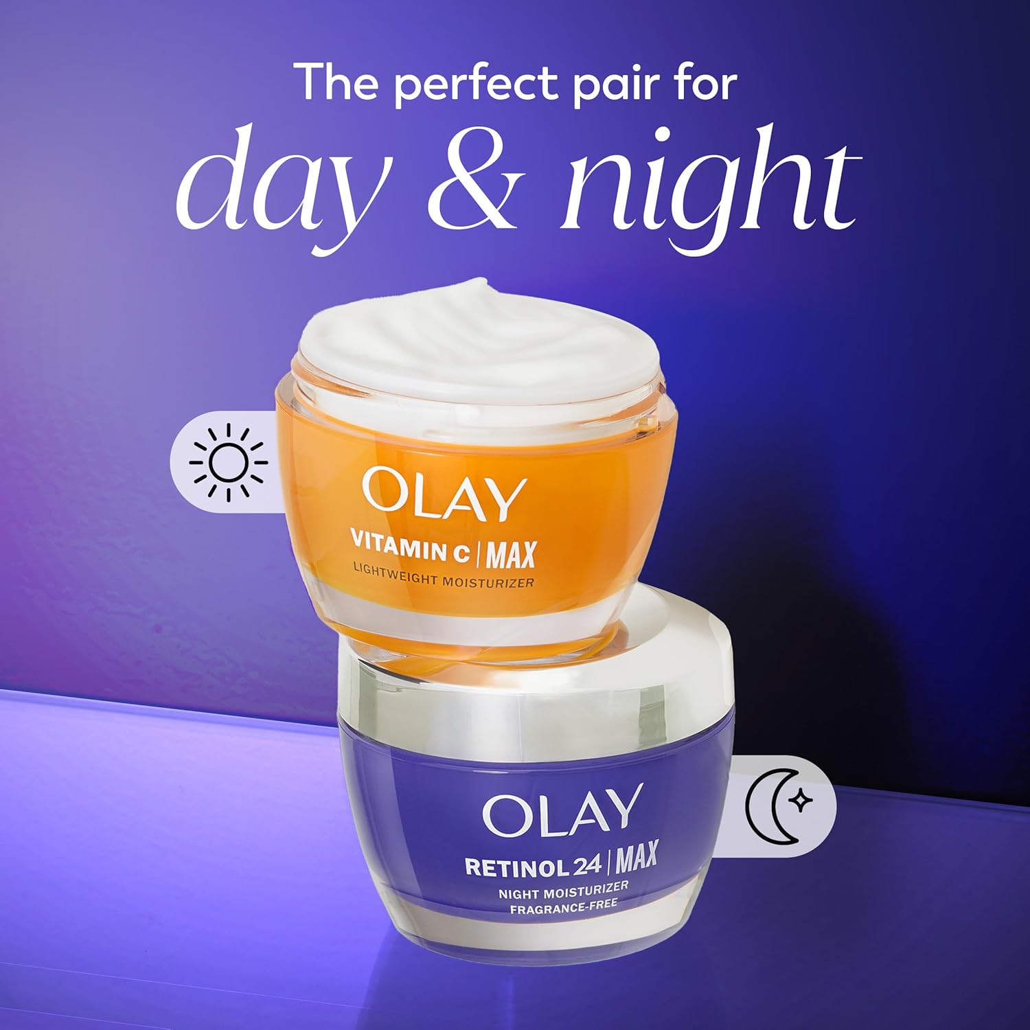 Olay Retinol Face Moisturizer, 24 MAX Anti-Aging Night Cream for Women, Fragrance-Free, Non Greasy - Anti-Wrinkle, Smooth Fine Lines, Tightening, Hydrating Skin Care - Peptides, Glycerin, 1.7 Oz - Image 10