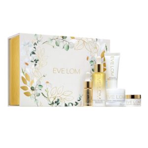 EVE LOM Award-Winning Holiday Skincare Set with 6 EVE LOM Products – Complete Skin Care Collection for Glowing All-Year Complexion