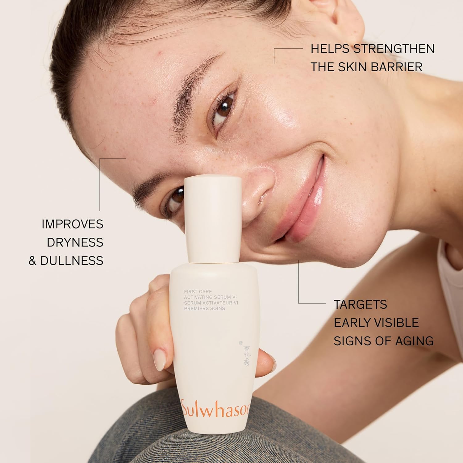 Sulwhasoo First Care Activating Serum - Skin Barrier Strengthening Anti-Aging Face Serum, Visibly Plumps & Hydrates, Reduces Visible Fine Line & Wrinkles, Vitamin C, Korean Skincare - Image 3