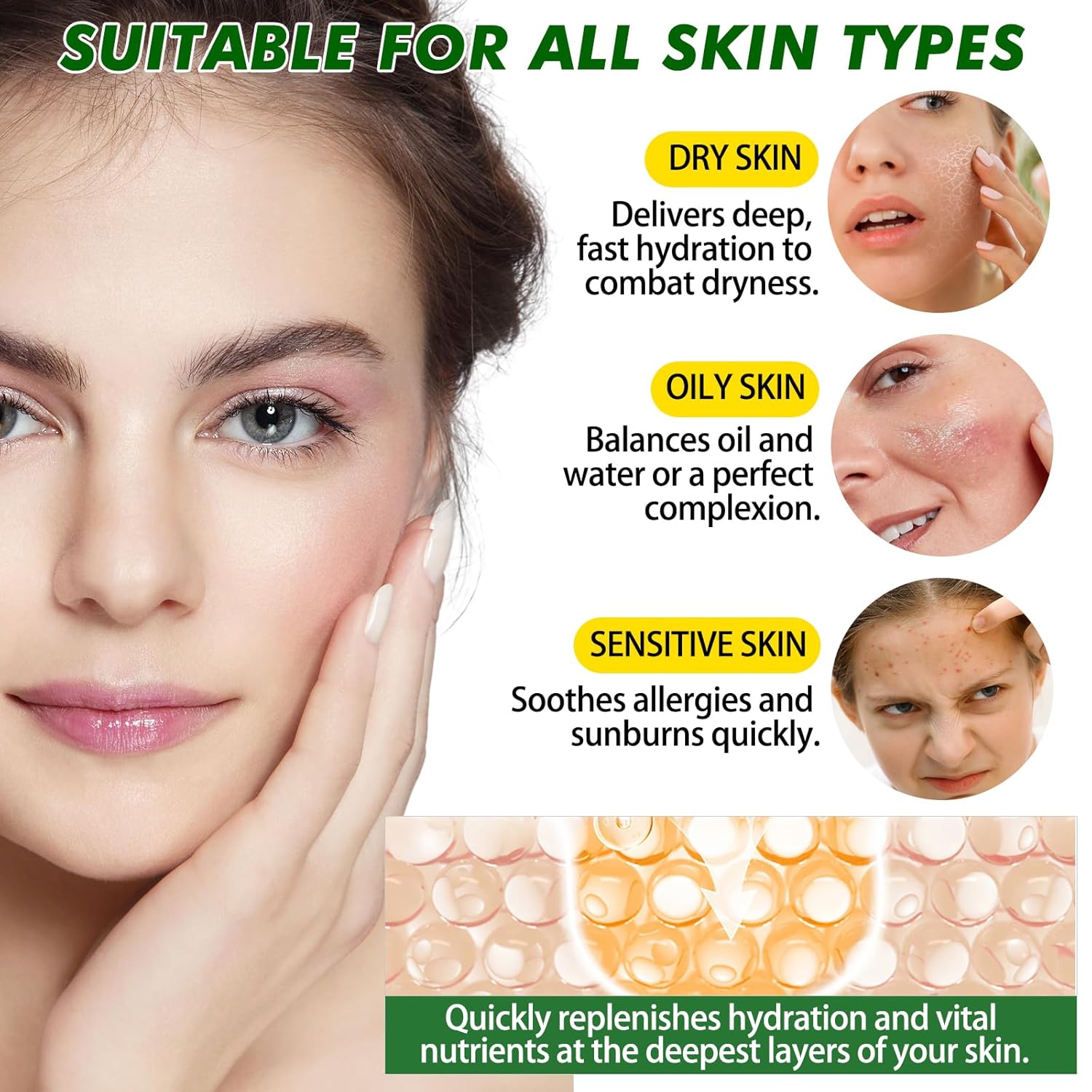 Snail Mucin 92% Repair Serum Cream - Face Moisturizer Hydrating Anti Age Firming Wrinkle Reduction Daily Repair Snail Mucin Face Cream for Dry & Sensitive Skin, All Skin Types-100 g/3.52 oz - Image 6