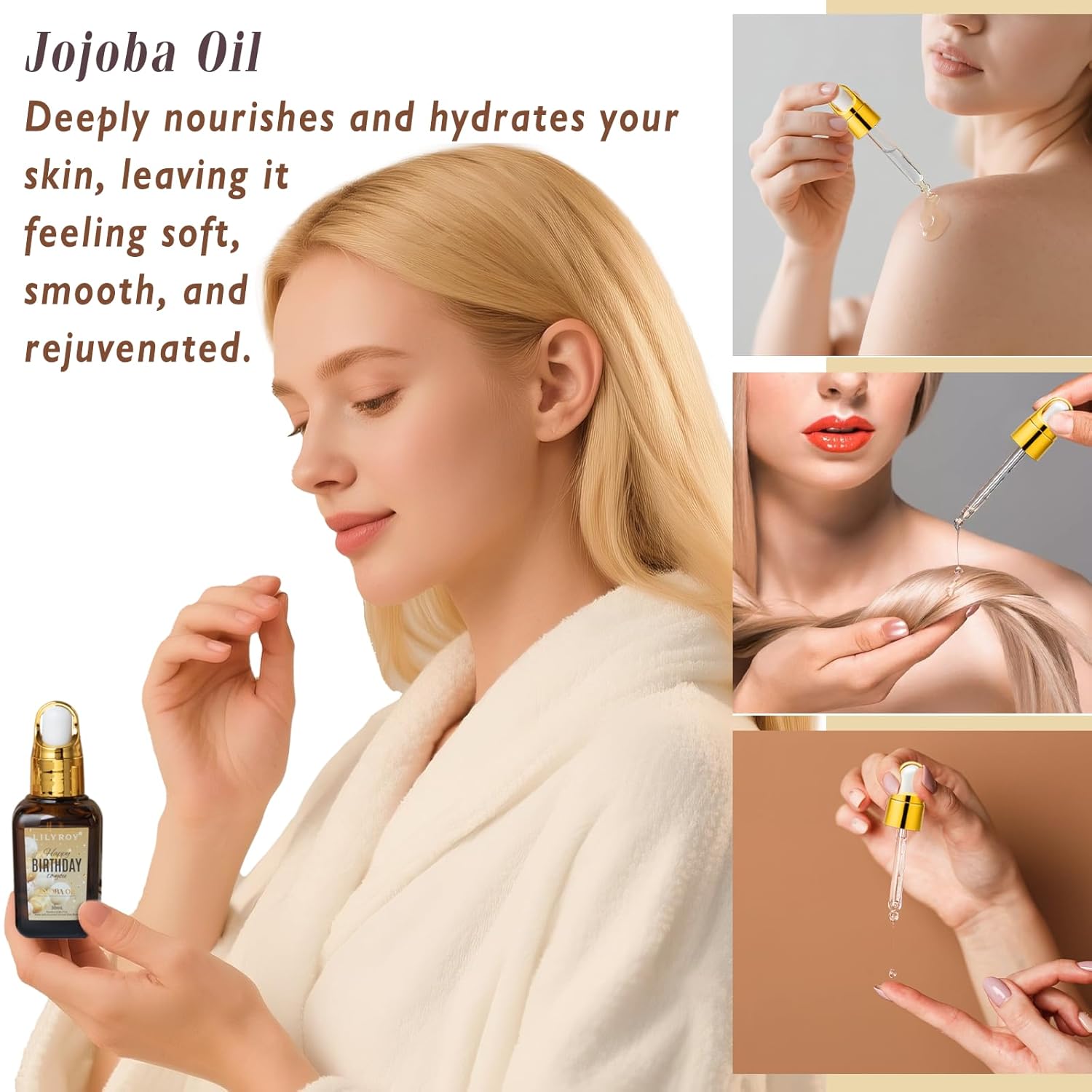 24Pcs Happy Birthday Gifts for Women Mom - Luxury Birthday Presents Spa Gift Set, Bath and Body Gift for Sister Girlfriend Wife Grandma with Necklace, Birthday Gift Set Idea for Women Female Friends - Image 4