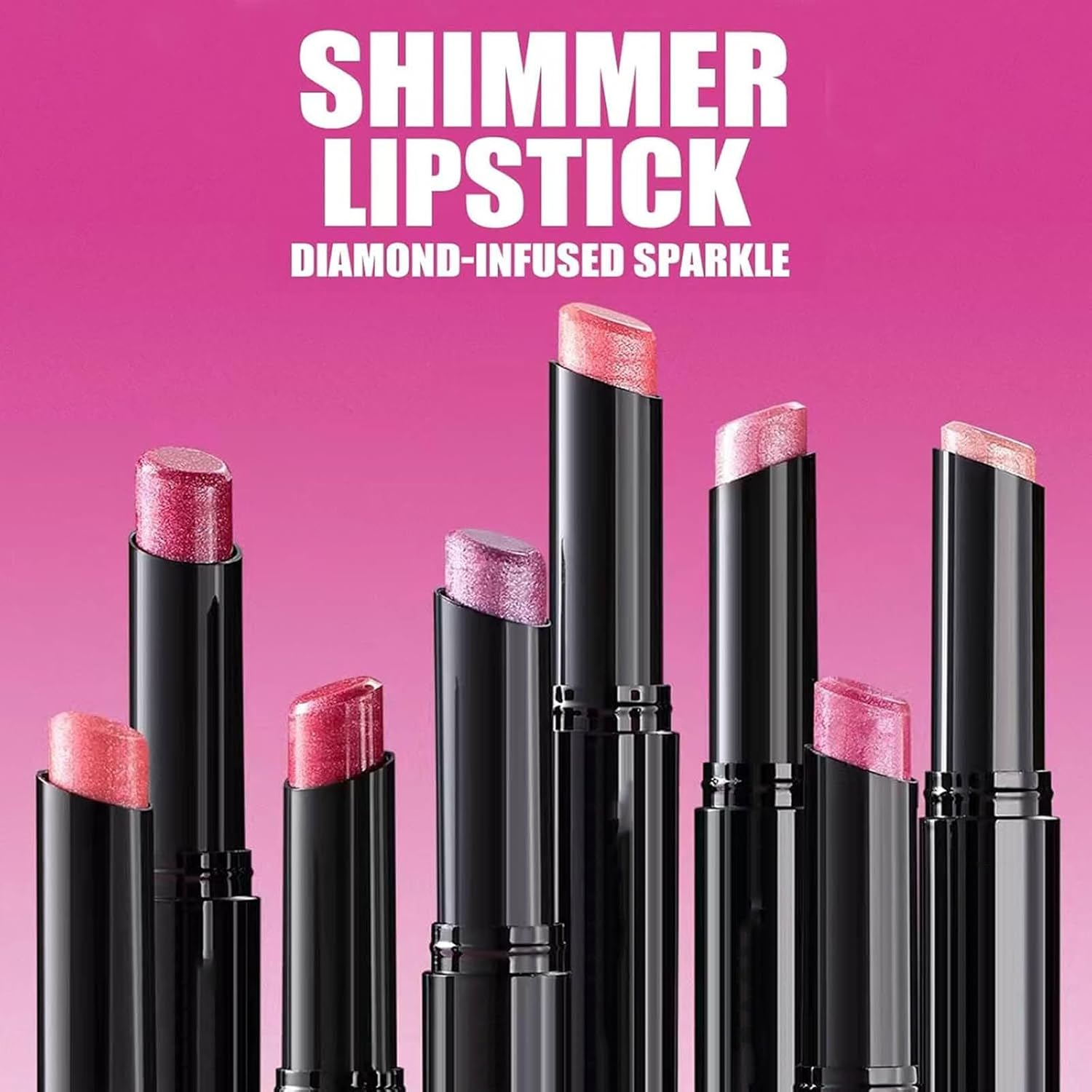 Youthful Red Lipstick For Women Matte Nude Glitter Highly Pigmented Moisturizing Lip stick Hypoallergenic Waterproof Long Lasting Lipsticks Quick Makeup Lightweight Portable # 04 - Image 2