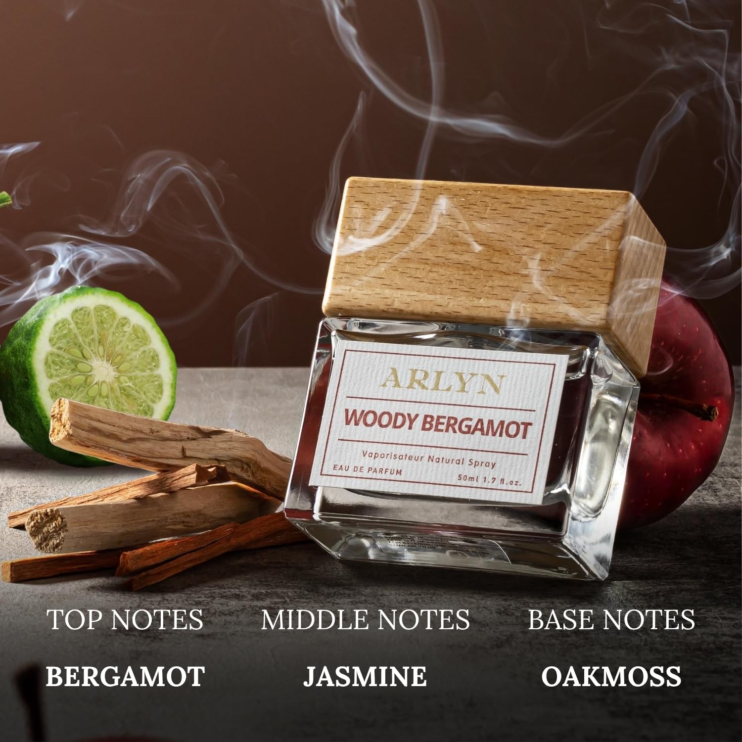 ARLYN Woody Bergamot Eau De Parfum Inspired by Cred's Aventus, Perfume for Men, Luxury Fragrance - Vegan, Cruelty-Free, and Eco-Conscious (1.7oz / 50ml) - Image 2