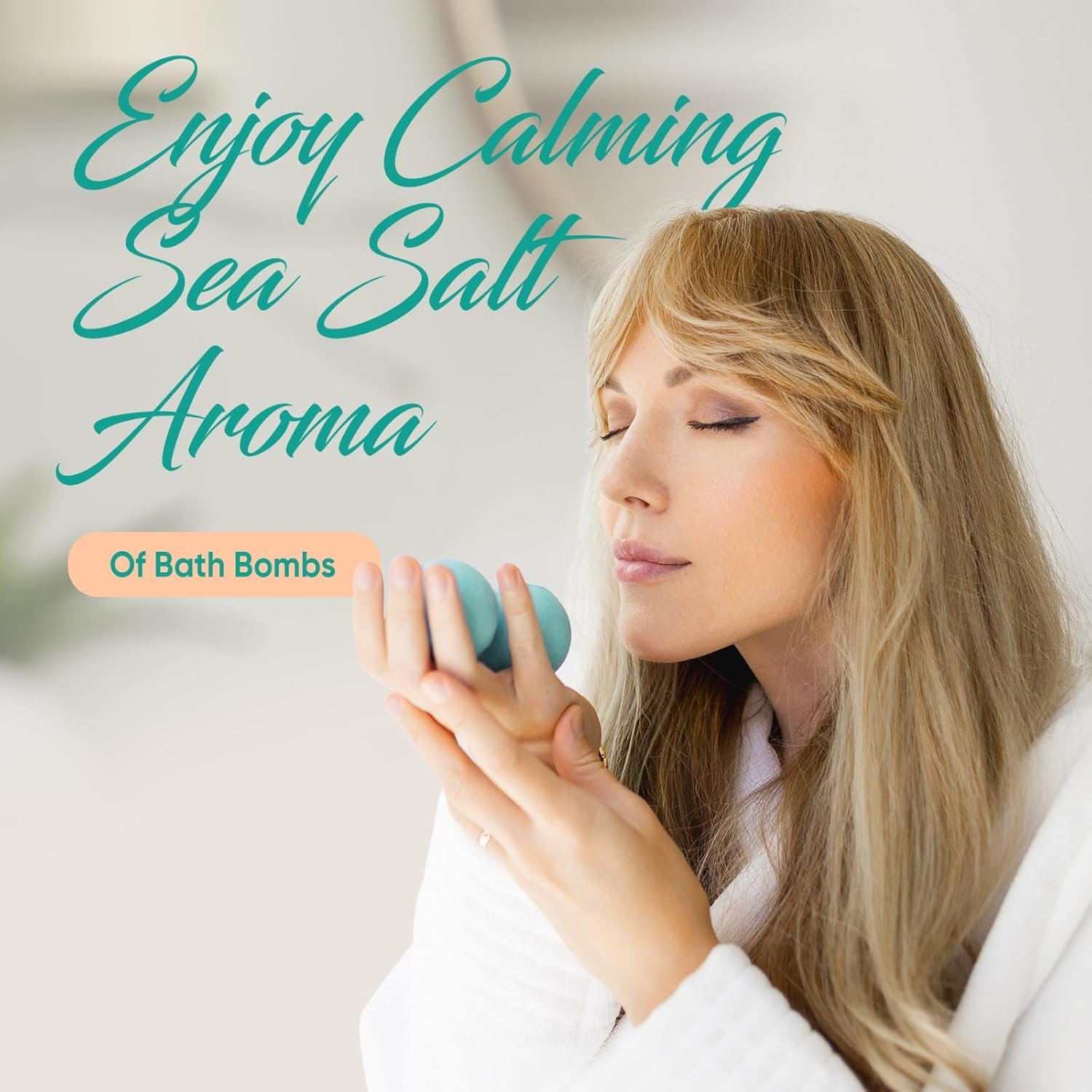 Luxury Spa Gift Basket Set – 16 Pcs Bath Set with Bath Bombs, Body Lotion, Shower Gel & More – Relaxing Gifts for Women & Men – Perfect for Birthday, Christmas, Thank You & Bridal Shower(Turquoise) - Image 8