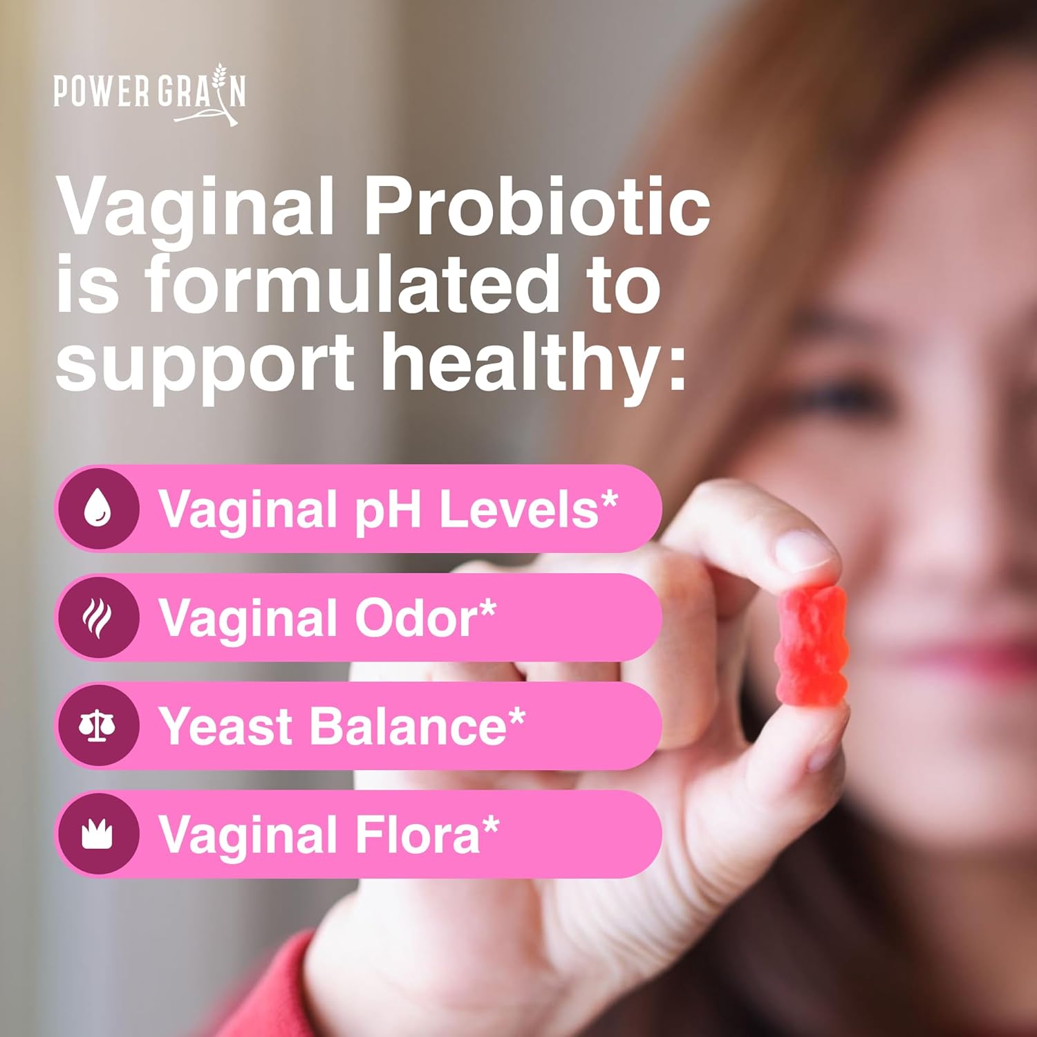 Premium Vaginal Probiotics Gummies – 5 Billion CFUs – pH Balance & Vaginal Health Support – Prebiotics & Digestive Enzymes – Supports Vaginal Flora & Odor Control–Yeast Infection Treatment - Image 3