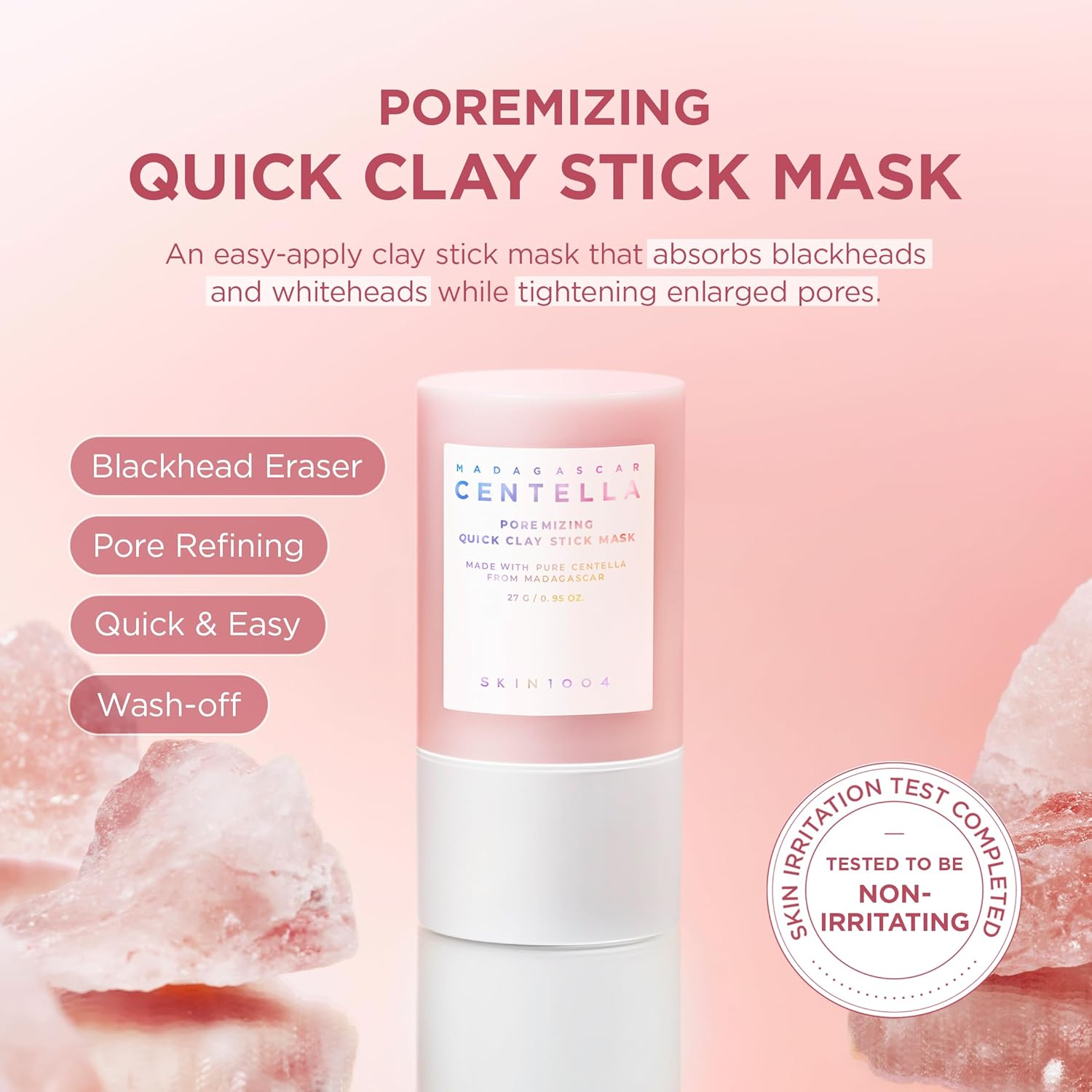 SKIN1004 Madagascar Centella Poremizing Quick Clay Stick Mask 27g - Image 2