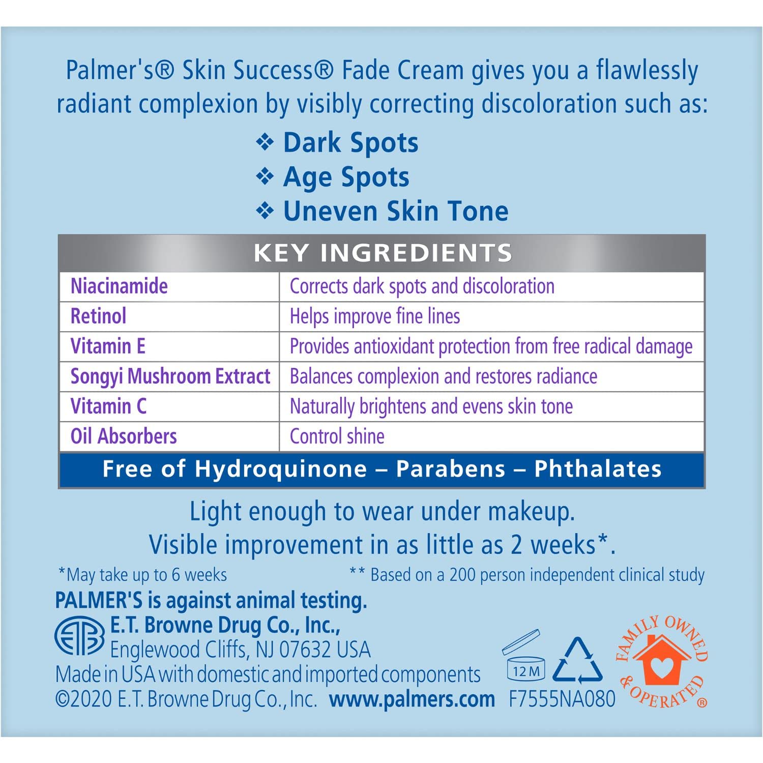 Palmer's Skin Success Eventone Fade Cream for Oily Skin, 2.7 Fl Oz - Image 5