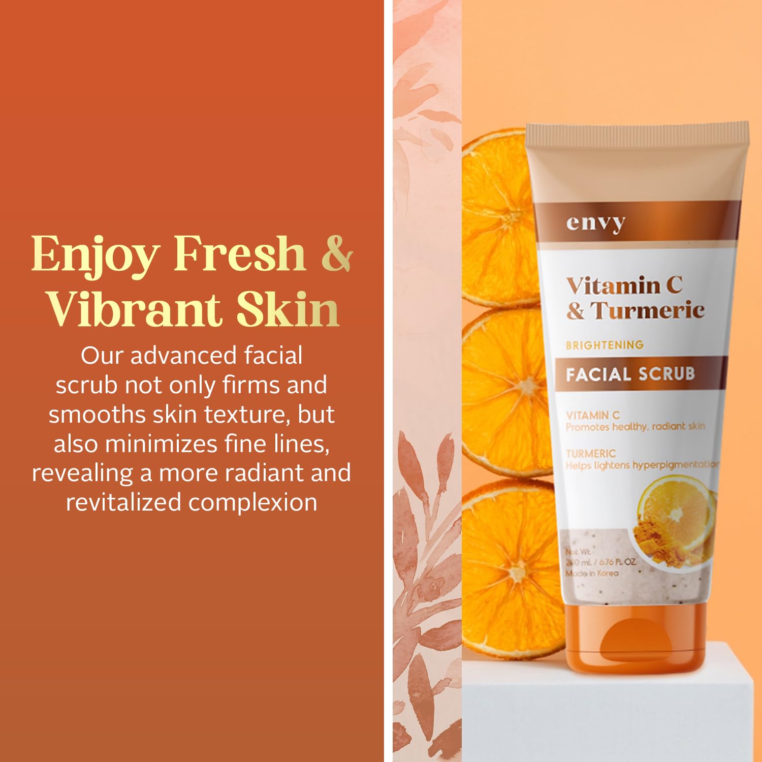 Envy Facial Scrub (Vitamin C & Turmeric) - Image 2