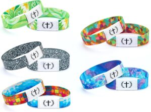 5 Pack Daily Bible Verse Bracelets, Colorful Inspirational Bracelet Bible Christian Wristbands Jesus Jewelry Gifts Faith Reminder for Women Men