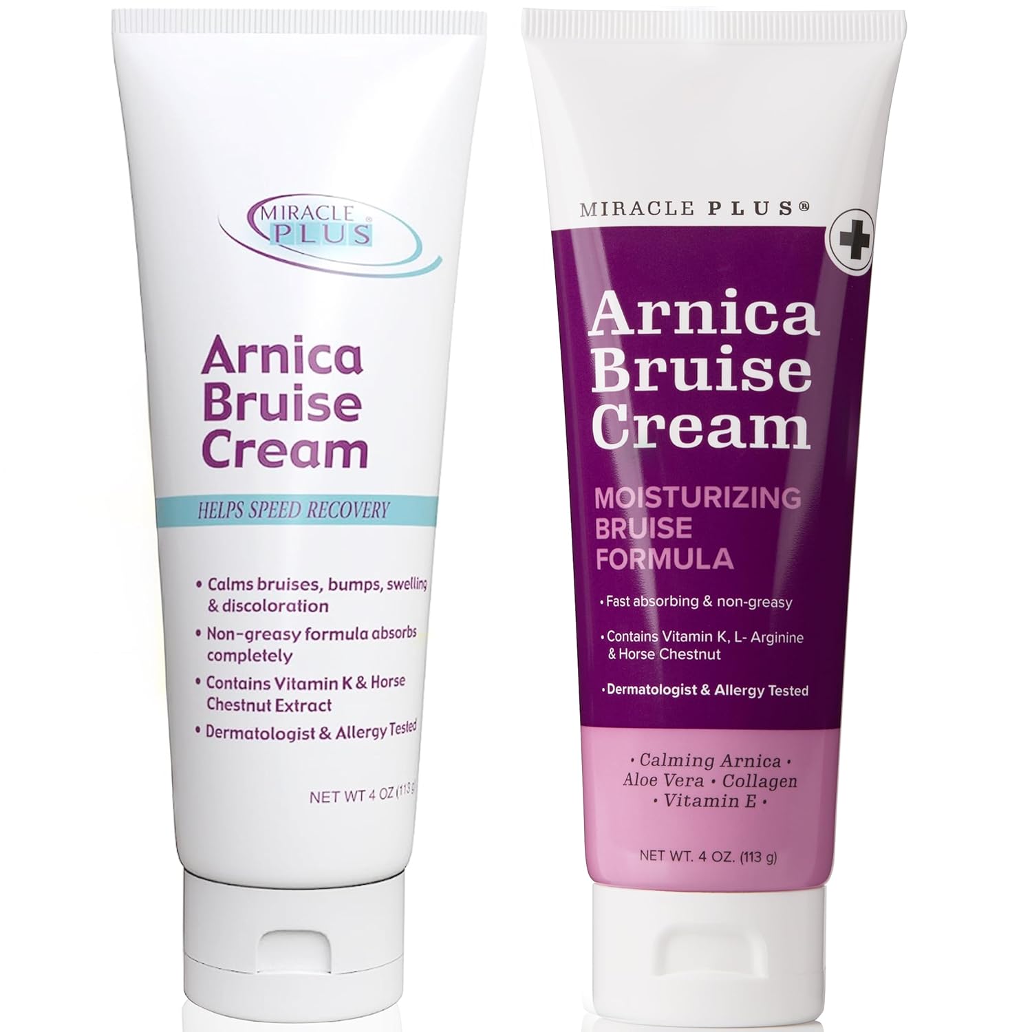 Miracle Plus Arnica Cream Bruise Relief Lotion For Bruising And Swelling On Skin | Bruise Cream Extra Strength Vitamin K Cream | Moisturizing Bruise Formula Skin Care Gel W/ Horse Chestnut, 4 Ounce - Image 9