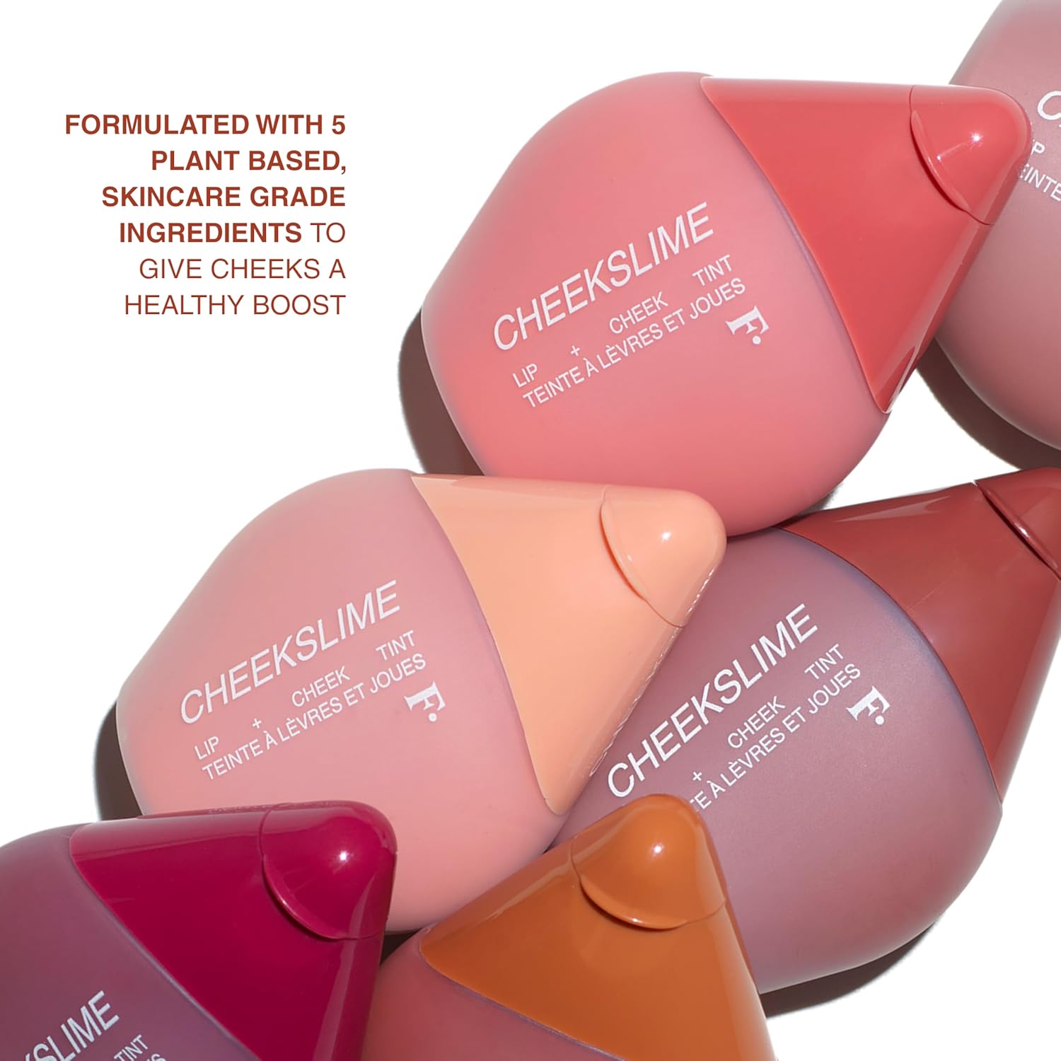 Freck Beauty CHEEKSLIME Lip & Cheek Tint - Liquid Cream Blush, High Impact Pigments, Blends Seamlessly, Dries Down to Natural Flush for All Skin Tones | ROSE BUDDY (Mauve Rose) - Image 3