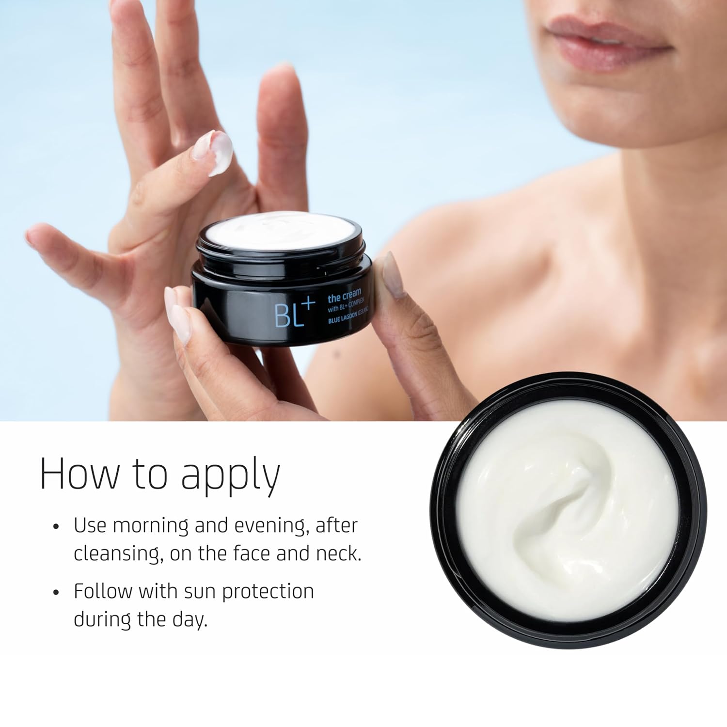 Blue Lagoon - BL+ The Cream Whipped Facial Moisturizer | Sustainable, Bioactive Luxury Skincare (Mini, 0.5 oz | 15 ml) - Image 6