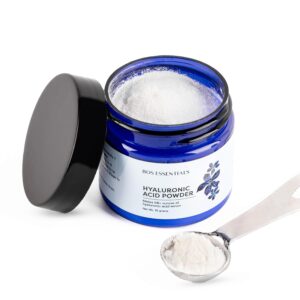 Pure Hyaluronic Acid Powder – 100% Natural, Vegan, DIY Skincare to Make 50+ oz Hydrating Anti-Aging Serum – Plump & Moisturize Skin for a Youthful Glow