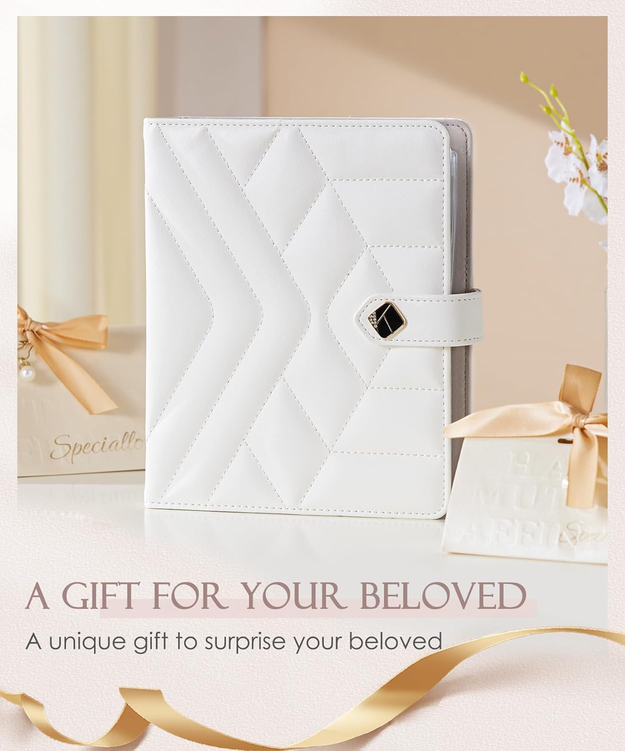 Homde Women Travel Jewelry Box: Traveling Organizer for Ring Necklace Bracelet - Storage Book with Plastic Pouches for Friend Sister Mother - Image 7