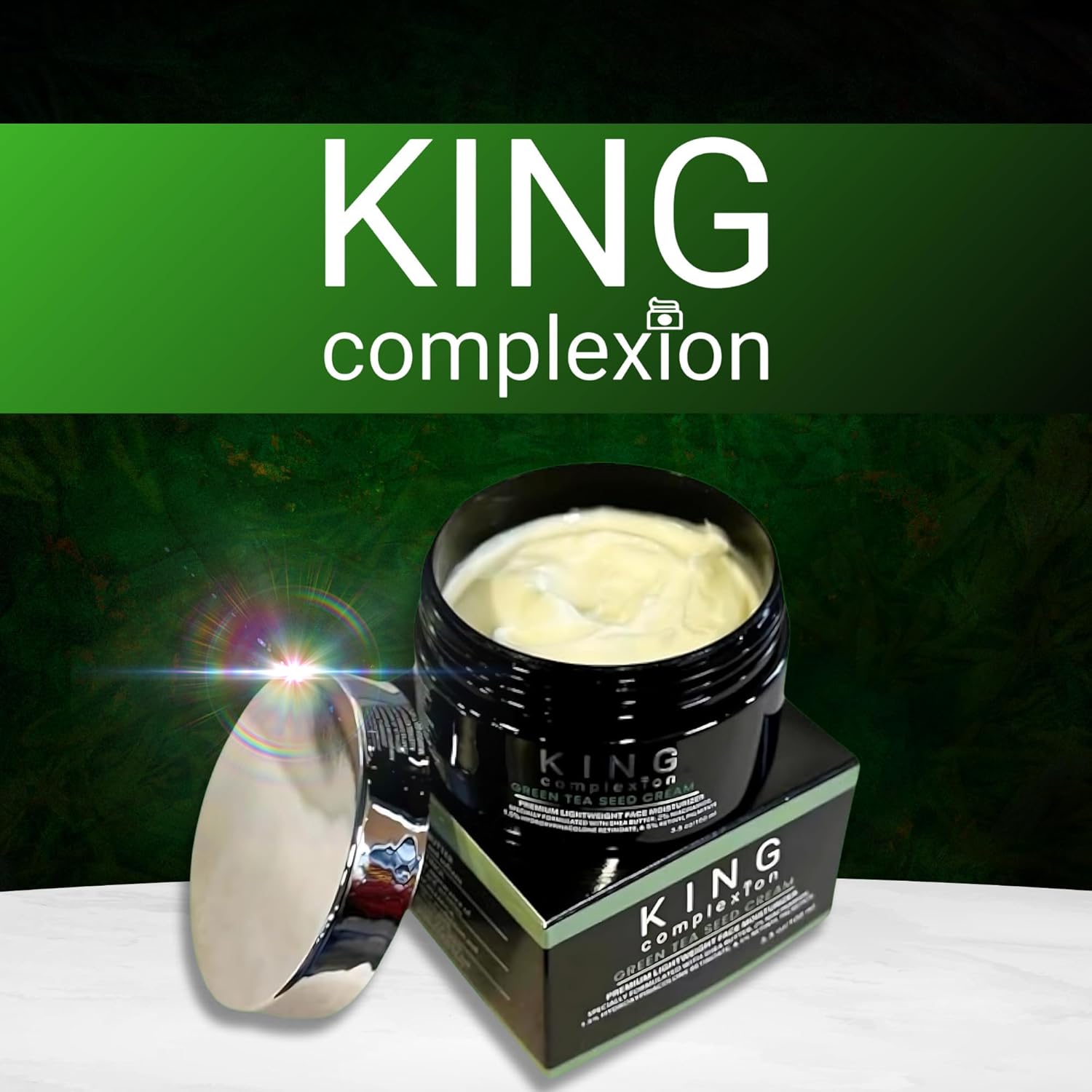 Luxury Mens Anti Aging Face Cream - Small Sample Size - Organic - Lightweight - Non Greasy - Travel Size - Won't Irritate - Black Owned - Mens Face Moisturizer (.18 oz) - Image 5