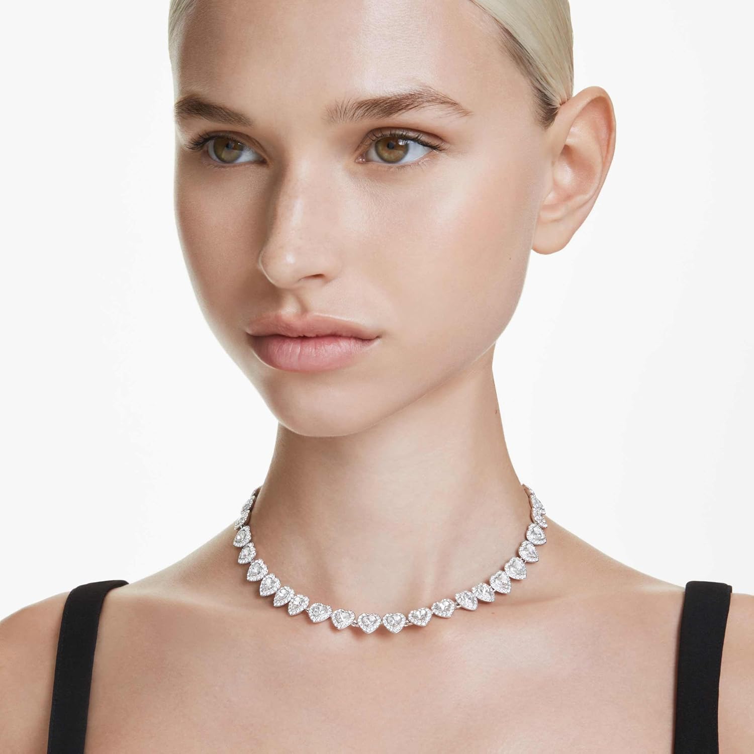 Swarovski Ariana Grande Collection, Clear Crystal & Pearls, Rhodium Finish, Necklaces, Earrings and Bracelets - Image 6