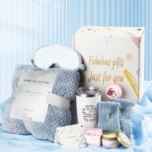 Gifts for Women, Gifts for Mom, Care Package for Women, Relaxing Spa Gift Set, Birthday Baskets, Unique Holiday Gifts Basket for Her, Sister, Mom, Girl Friend, Best Friends