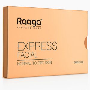 Express Single Use Facial Kit | For Dry, Dull Skin | 6-Step Skincare Set At Home | Cleanser, Scrub, Toner, Massage Gel, Face Mask & Sunscreen | 35g/1.23 Oz