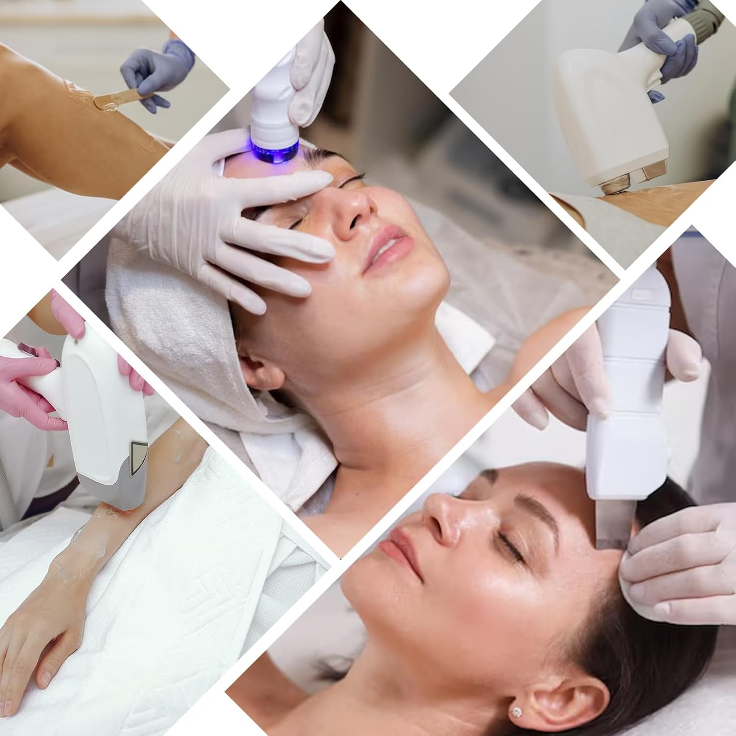 9PCS Microcurrent Conductive Gel, for Radio Frequency Facial Device, Cooling Gel for Body Laser Hair Removal, Hydrating Gel Primer with Hyaluronic Acid, Wholesale Bulk Best for Beauty Salon and Family - Image 7